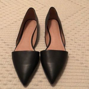 Madewell leather pointed toe flats